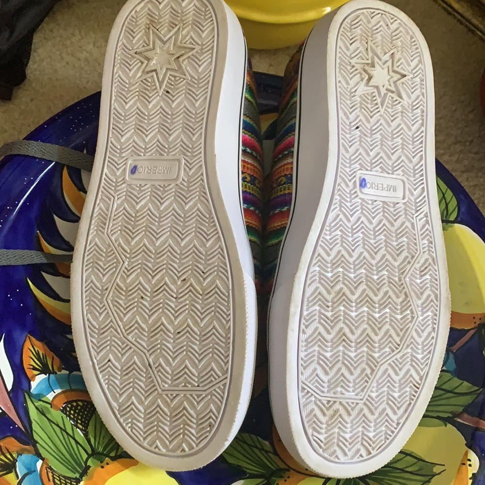 Very cool Cloth Baja Multi colored Print Sneakers - Picture 5 of 13